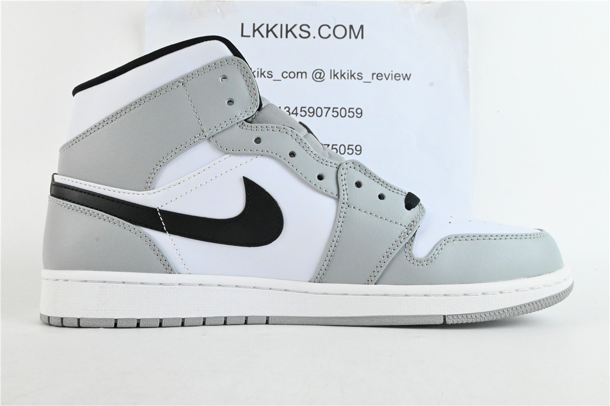Jordan 1 Mid Light Smoke Grey